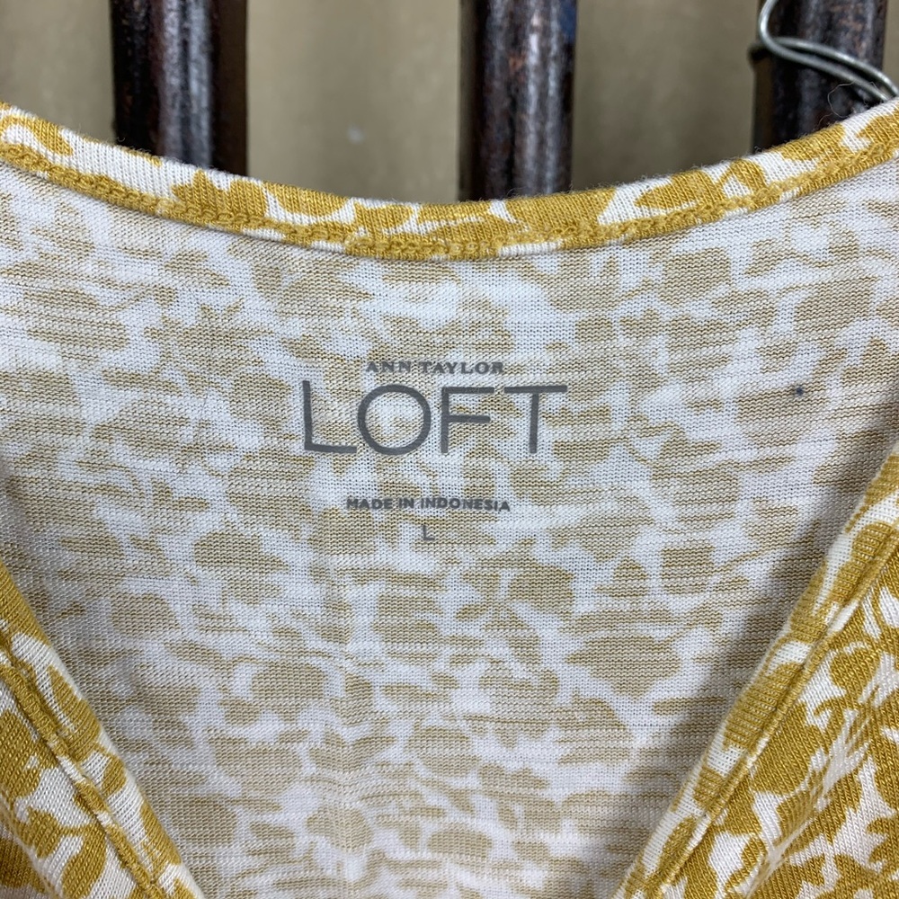Loft Yellow Lg Floral Tank - Picture 3 of 3